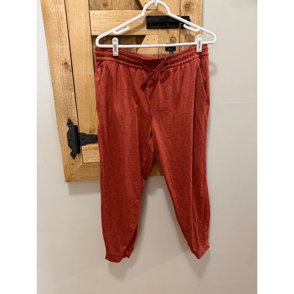 Lululemon Jogger Rust Orange Heathered Pants Womens 12